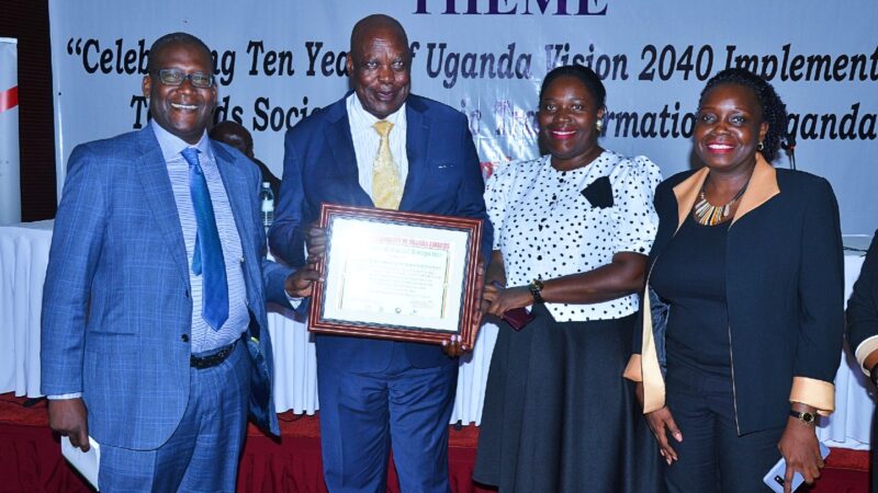 UECCC pictured above, received recognition & won an award as the best ‘Government Renewable Energy Agency of the Year’ during the 10th Visionaries of Uganda Award Ceremony held at Kampala Serena Hotel.